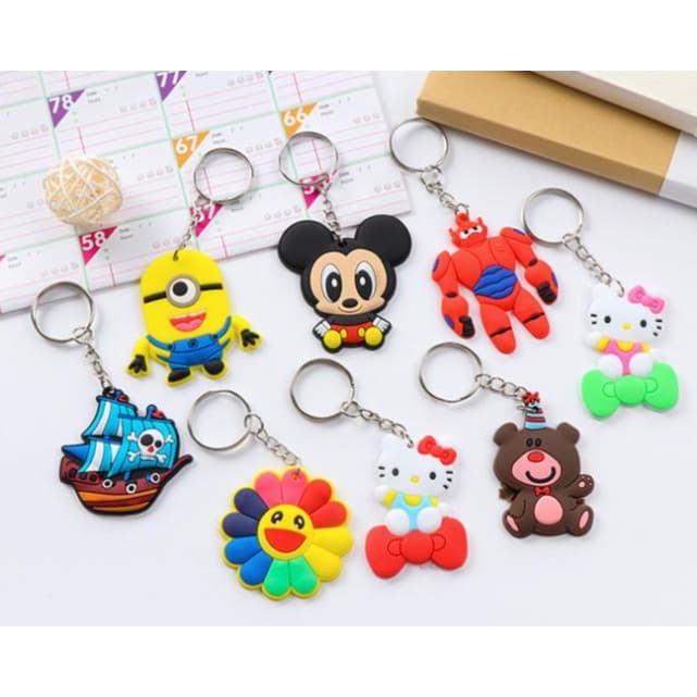 🌈พวงกุญแจการ์ตูนน่ารัก ราคาส่ง✔️พร้อมส่ง(สุ่มลาย)ของขวัญ ของชำร่วย พวงกุญแจแจกลูกค้า พวงกุญแจน่ารัก - 5