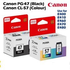 หมึกแท้ ตลับหมึกอิงค์เจ็ท Canon Ink PG-47 / CL-57  สีดำ และ สี ของแท้ 100% - 4