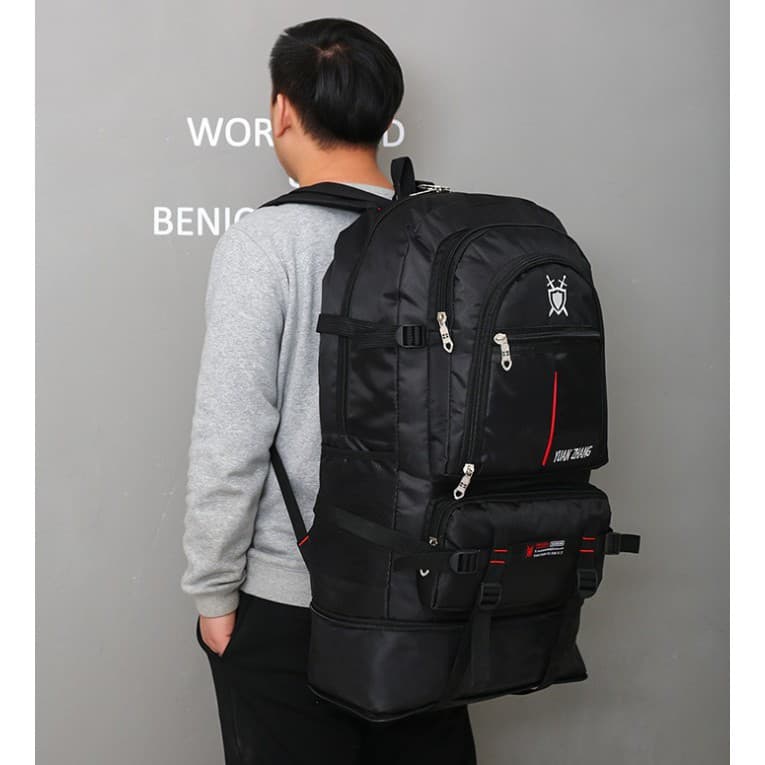 💥ฟรีค่าส่ง พร้อมส่ง 4 ชม.💥กระเป๋าเป้เดินทางบรรจุ 70 ลิตร ปรับได้ 2ระดับ แบบสะพายหลัง เดินเขา กันน้ำได้ ใส่ของได้เยอะ