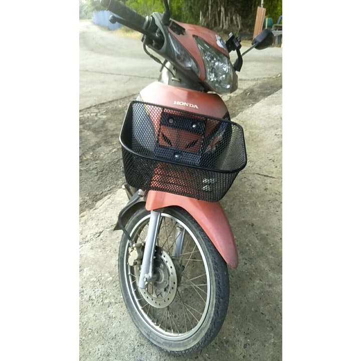 ตะกร้าหน้าเวฟ110i 11-2025 เวฟ125เก่า เวฟ100 110 เวฟ100sยูบ็อค พร้อมน็อต มีให้เลือก 5 รุ่น ตะกร้าหน้า - 6