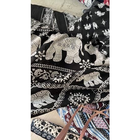 กางเกงเด็กลายช้างไทย อายุ 1-6ขวบ ผ้านุ่มลื่นงานไทย🇹🇭คุณภาพดีราคาถูกถ่ายงานจริง - 1