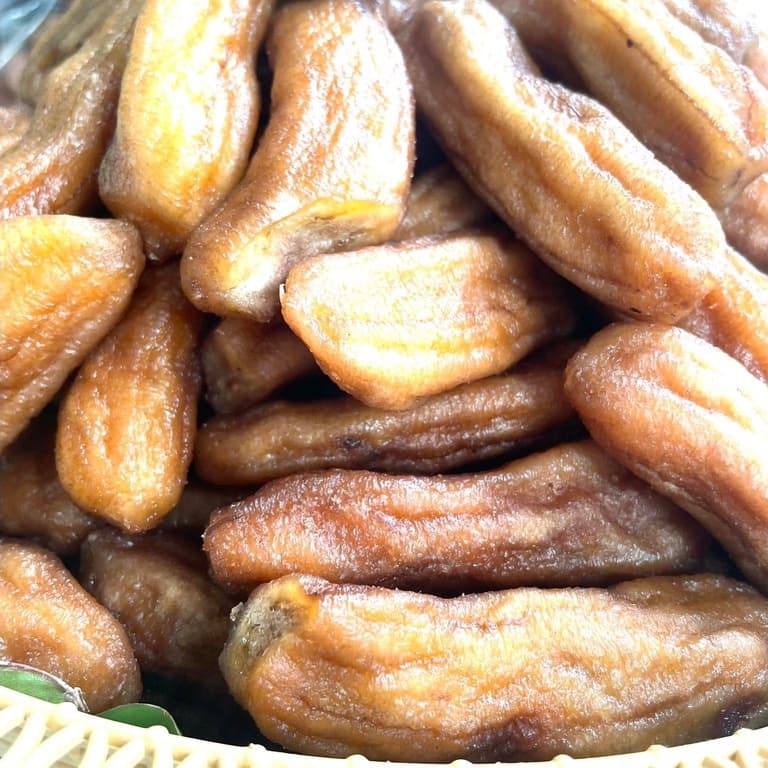 (ส่งใน 4 ชั่วโมง) กล้วยตากธรรมชาติ 1 กิโล แบบกลมและแบน บางกระทุ่ม พิษณุโลก ค่าส่งถูก - 3