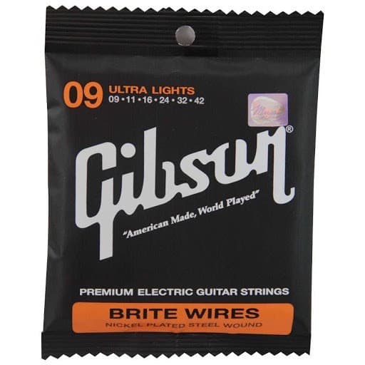 สายกีตาร์โปร่ง / ไฟฟ้า Gibson ครบชุด 6เส้น แถมปิ๊ก อย่างดีมูละค่าตัวละ 45 บาท 1ตัว - 6
