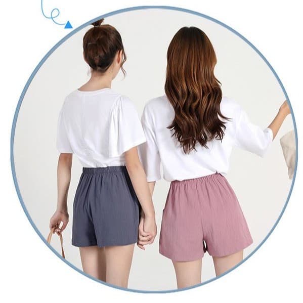 YY02★★กางเกงขาสั้นผ้าลินินสไตล์ญี่ปุ่น มีให้เลือก11สี COK - 5