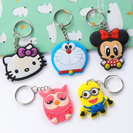 🌈พวงกุญแจการ์ตูนน่ารัก ราคาส่ง✔️พร้อมส่ง(สุ่มลาย)ของขวัญ ของชำร่วย พวงกุญแจแจกลูกค้า พวงกุญแจน่ารัก - 1