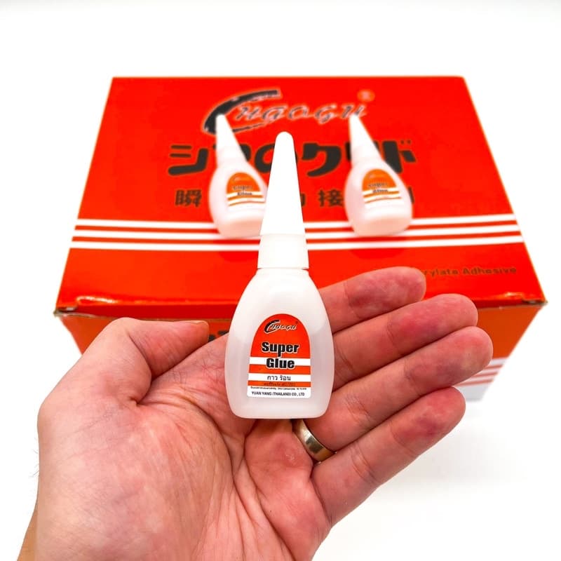กาวร้อนญี่ปุ่น อย่างดี แห้งเร็ว 20กรัม *ยกกล่อง* 50หลอด งานโลหะ งานไม้ คุณภาพดี ราคาถูกสุดๆ - 3