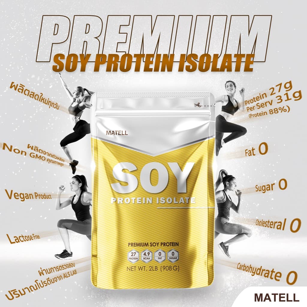 Soy Protein Isolate ถั่วเหลือง ซอย โปรตีน ไอโซเลท - 5