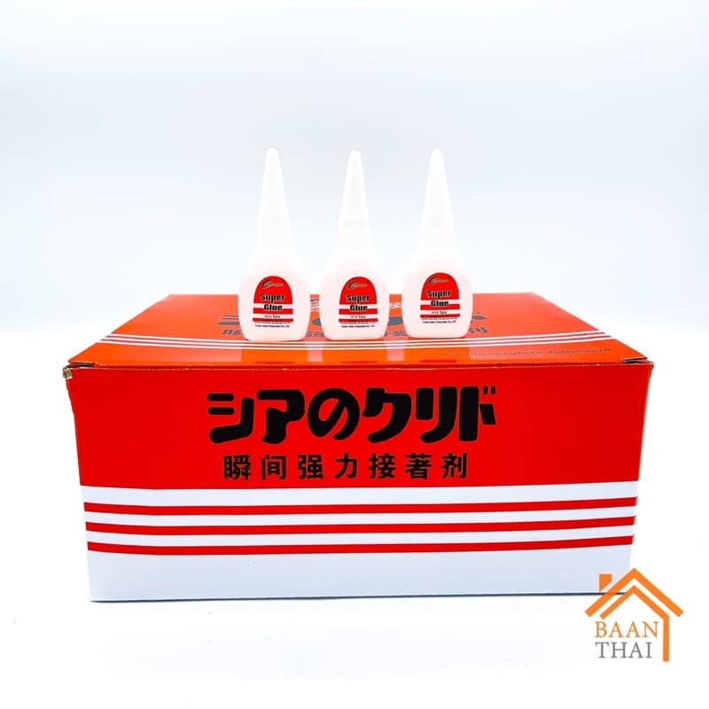 กาวร้อนญี่ปุ่น อย่างดี แห้งเร็ว 20กรัม *ยกกล่อง* 50หลอด งานโลหะ งานไม้ คุณภาพดี ราคาถูกสุดๆ - 2