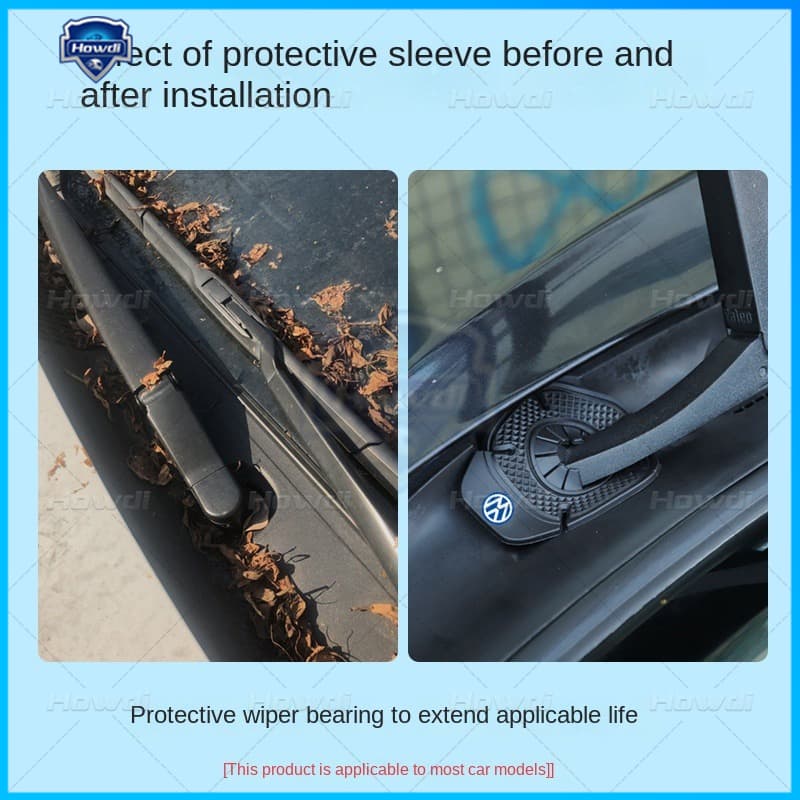 ฝาครอบที่ปัดน้ําฝนรถยนต์ พร้อมโลโก้ 1 ชิ้น - 2