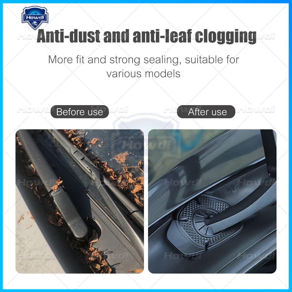 ฝาครอบที่ปัดน้ําฝนรถยนต์ พร้อมโลโก้ 1 ชิ้น - 4