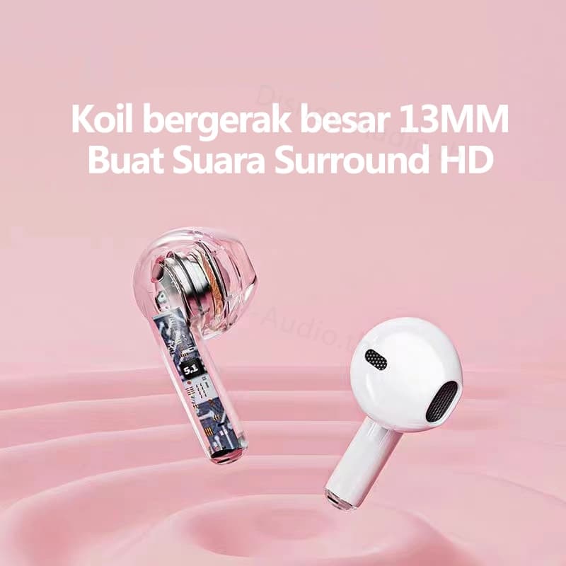 TWS Earphone หูฟังบลูทู Bluetooth5.3 หูฟังบูลทูธ HiFi หูฟังไร้สาย Earphone สําหรับ Android/ios - 4
