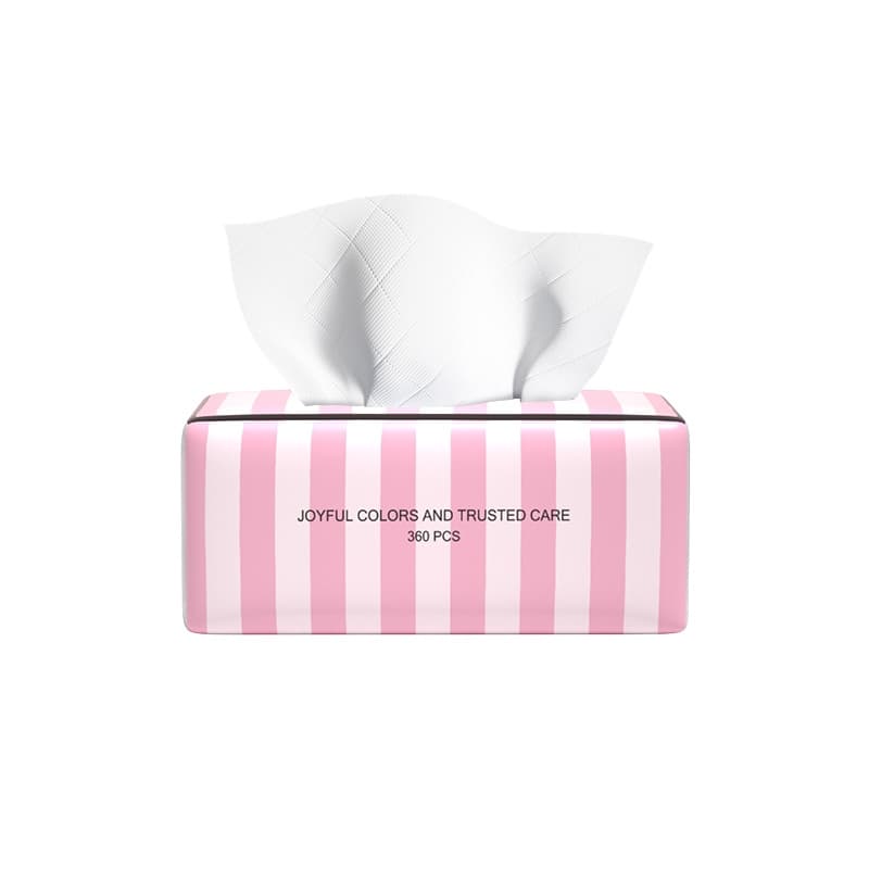 [ 20ห่อ ] Botare CHEERFUL PINK Air-cushion ดีลักซ์ คอมฟอร์ท กระดาษทิชชู่ ห่อยาว หนา 4 ชั้น 360 แผ่น - 1