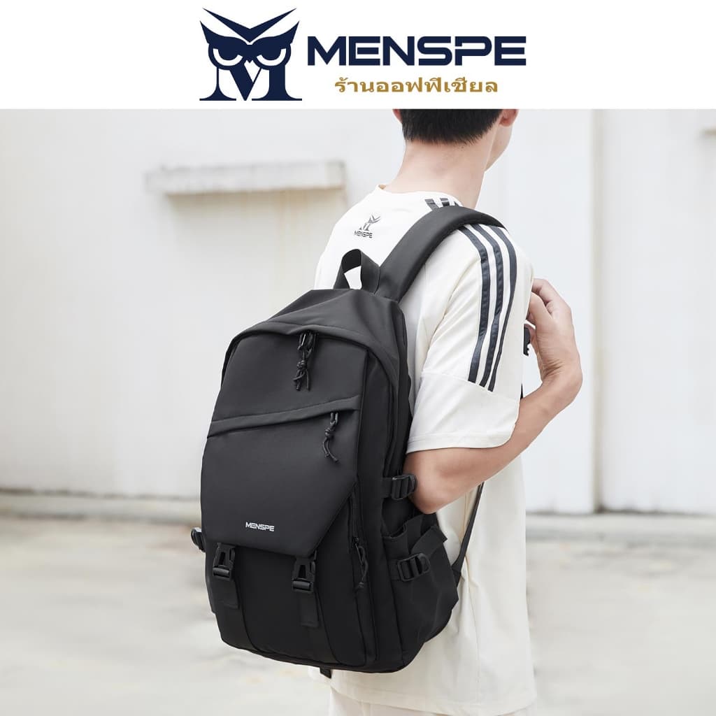 MENSPE กระเป๋าเป้สะพายหลังลําลอง ป้องกันขโมย กันน้ํา เหมาะกับการเดินทาง สไตล์นักธุรกิจ สําหรับผู้ชาย - 3