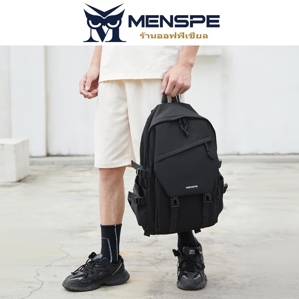 MENSPE กระเป๋าเป้สะพายหลังลําลอง ป้องกันขโมย กันน้ํา เหมาะกับการเดินทาง สไตล์นักธุรกิจ สําหรับผู้ชาย - 4