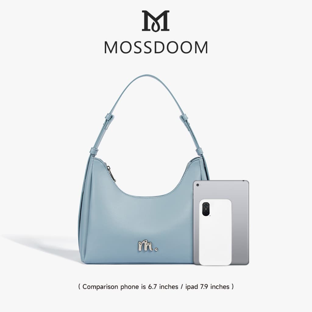 MOSSDOOM Deanna Bag กระเป๋าคาดไหล่เว้าความจุขนาดใหญ่สำหรับเดินทาง - 3