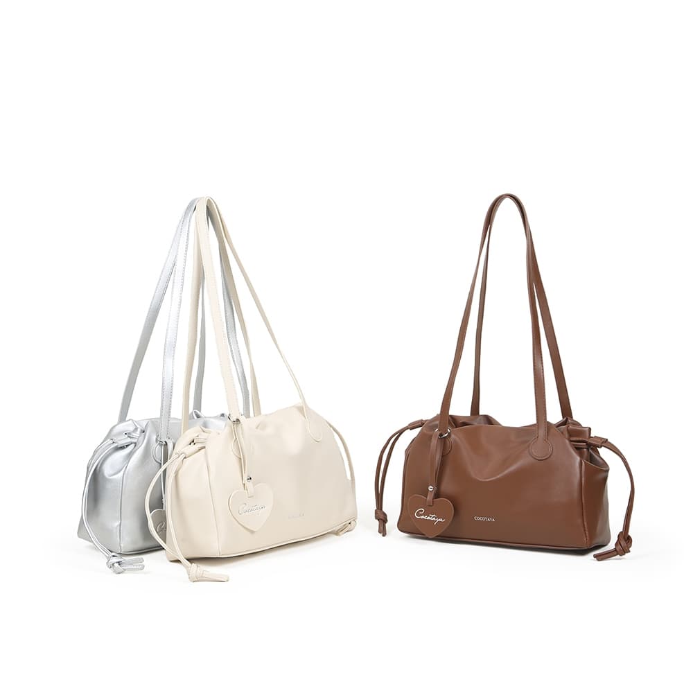 (COCOTAYA) Dannia Bag กระเป๋าสุภาพสตรีแฟชั่น Retro อินเทรนด์กระเป๋าสะพายหนัง pu กระเป๋าสะพายข้าง - 3