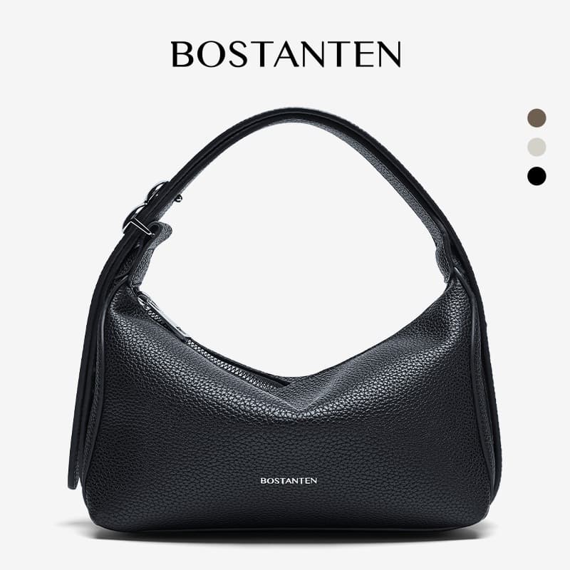 BOSTANTEN Bee Bag กระเป๋าสะพายข้างแฟชั่น กระเป๋าถือทรงเรียบง่าย หนัง PU ของขวัญสำหรับผู้หญิง