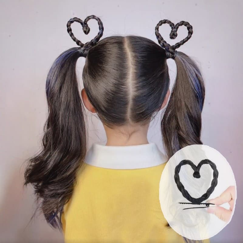 วิกผมสำหรับทารก พร้อมคลิปยึดแบบสามมิติ ออกแบบมาให้น่ารักและสวมใส่ง่าย ใหม่ล่าสุดปี 2025