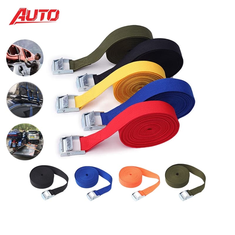 สายรัดรถ สายรัดมอเตอร์ไซค์ สายรัดสัมภาระ สายรัด 1ม./2ม./3ม. เหมาะสำหรับกระดานโต้คลื่น เรือคายัค มอเตอร์ไซค์ รถยนต์