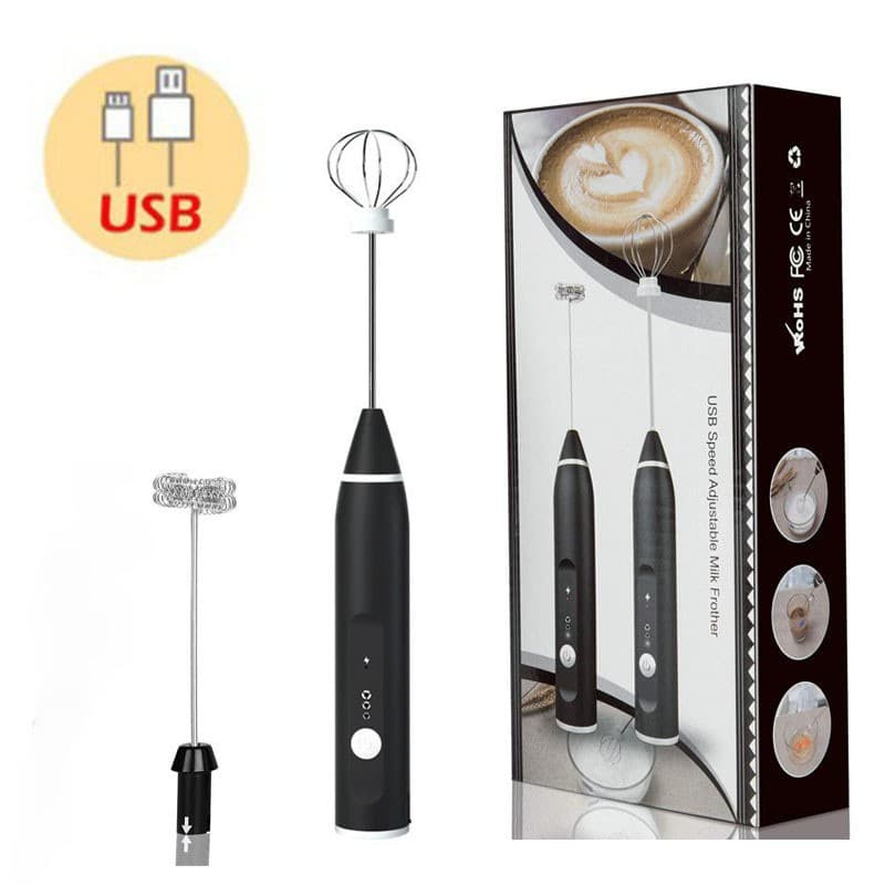 เครื่องตีฟองนม แบบชาร์จ usb มีให้เลือก3สี ที่ตีฟองนม - 1