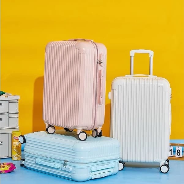 SIMMA กระเป๋าเดินทาง กระเป๋าเดินทางล้อลาก​ Colors Series เฟรมซิป วัสดุABS+PC สีสดใส 6 สี