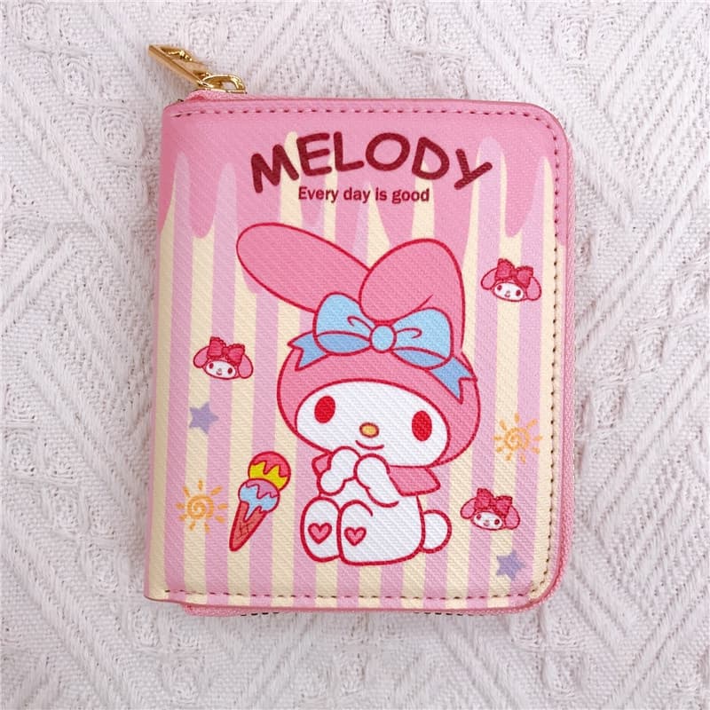 B-931 กระเป๋าสตางค์ใบสั้น แฟชั่นแบบบางพกพาสะดวกะดวก - 3