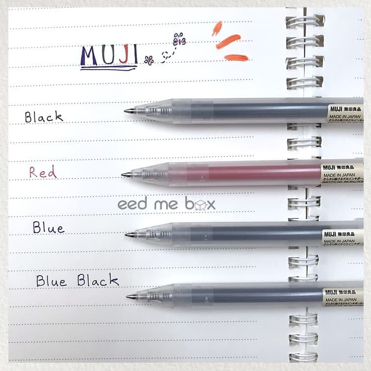 MUJI ปากกา และไส้ปากกาเจลมูจิ แบบกด ขนาดเส้น 0.38 และ 0.5 MM - 4