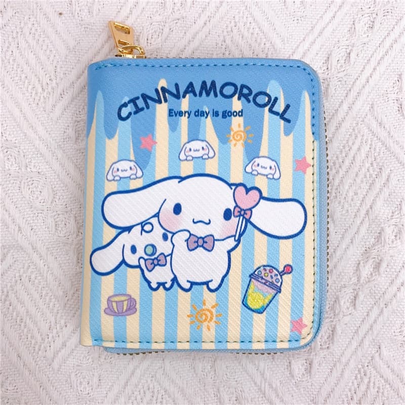 B-931 กระเป๋าสตางค์ใบสั้น แฟชั่นแบบบางพกพาสะดวกะดวก - 4