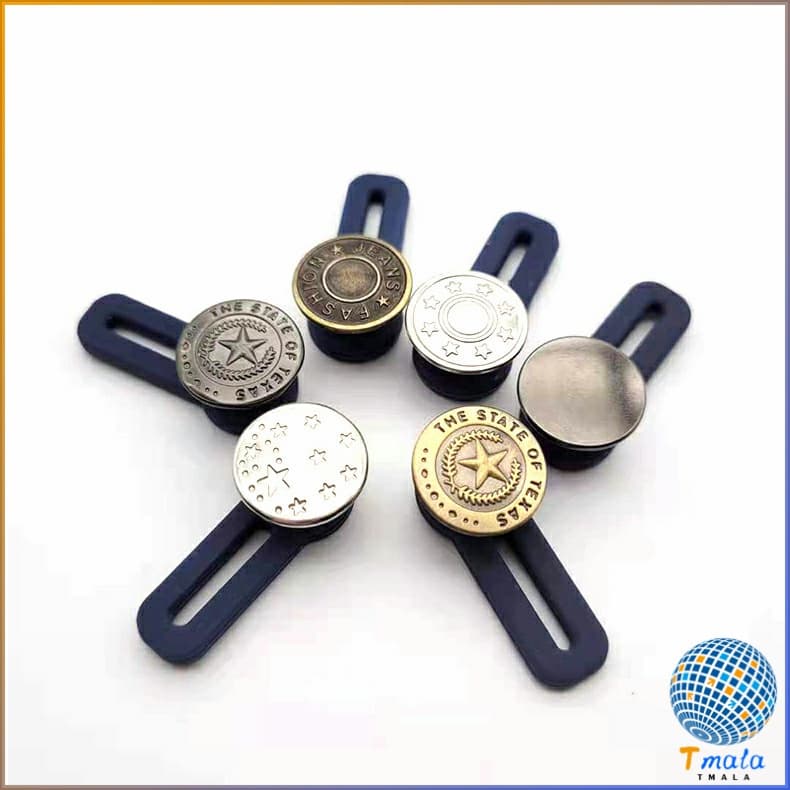 Tmala กระดุมขยายเอว เพิ่มขนาดรอบเอวกางเกง สายบุฟเฟ่ต์ต้องไม่พลาด jeans buttons - 3