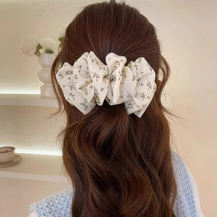 หางม้าสูงกล้วยจับกิ๊บติดผม ชม. หูฟัง แฟชั่นเกาหลี - 5