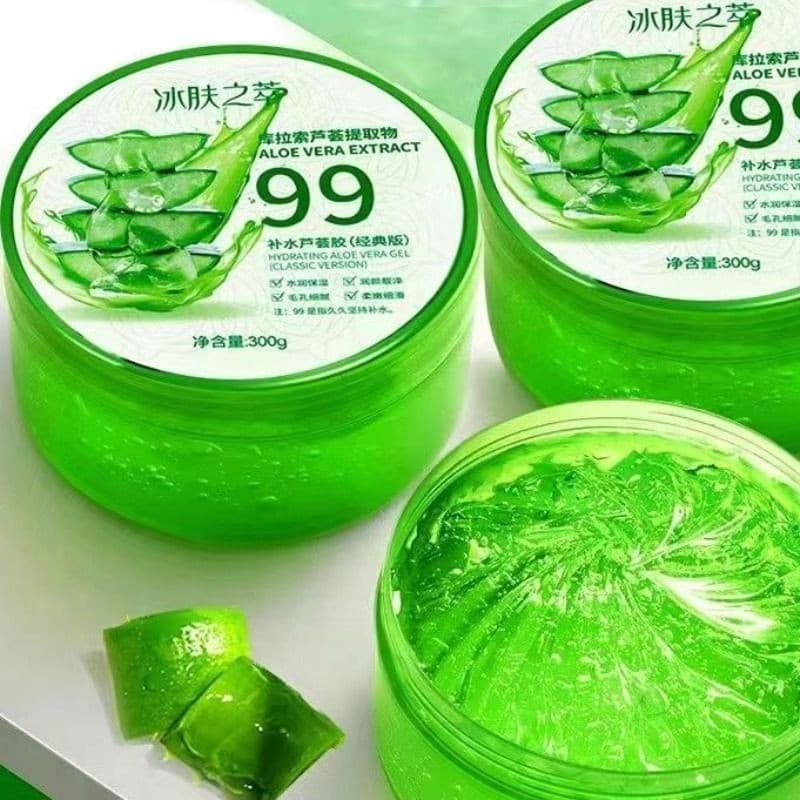 YTL🌵เจลว่านหางจระเข้ Aloe Vera 99% 300ml ชุ่มชื้น ซูทติ้ง เนื้อเจลเข้มข้น ซึมซาบไว ไม่เหนียวเหนอะหนะ