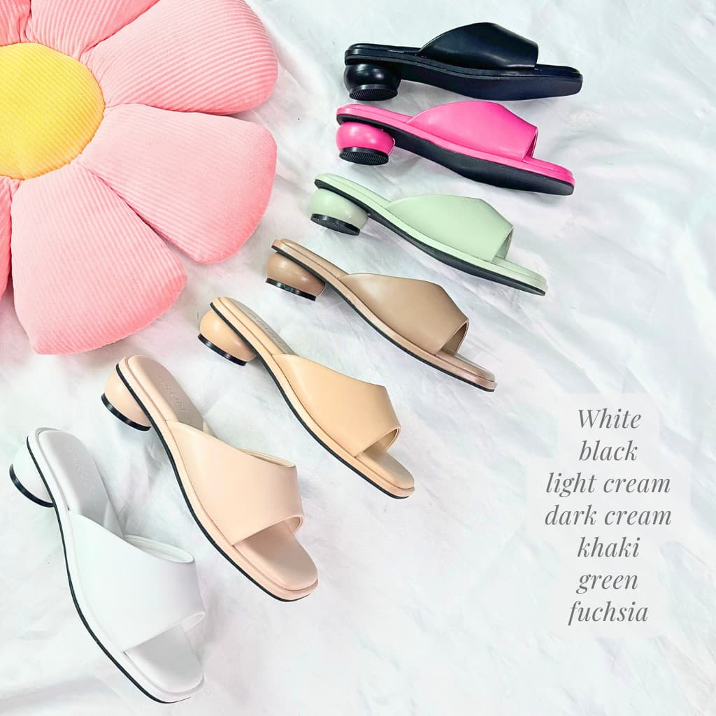 รองเท้าแบรนด์ ARUN รุ่น AR2023 ส้นกลม ดีไซน์ มาการอง พื้นนิ่มพิเศษ - 2