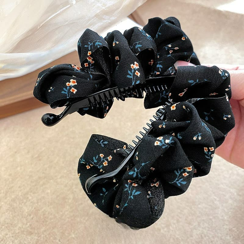 หางม้าสูงกล้วยจับกิ๊บติดผม ชม. หูฟัง แฟชั่นเกาหลี - 3