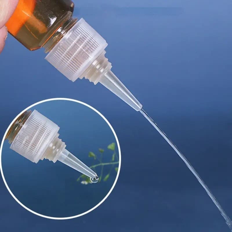 ขวดพลาสติกใส PET ฝา 2 ชั้น ขวดใส่สีขนาด 30ml,50ml,100ml #ขวดทรงแหลม ขวดหยด ขวดหัวจรวด - 2