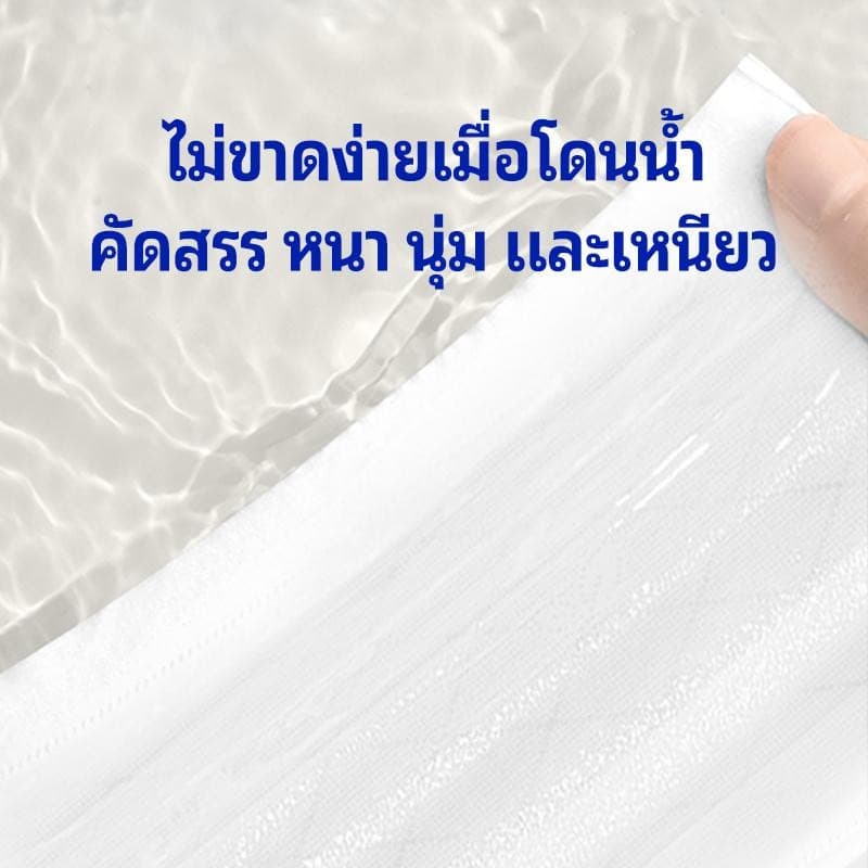 6แพ็ค4ชั้น กระดาษทิชชูนุ่มหนา ซิเปียว (1375-6) 1300ชิ้นต่อแพ็ค ไทย ขนาด 175 * 155มม กระดาษชําระ - 1