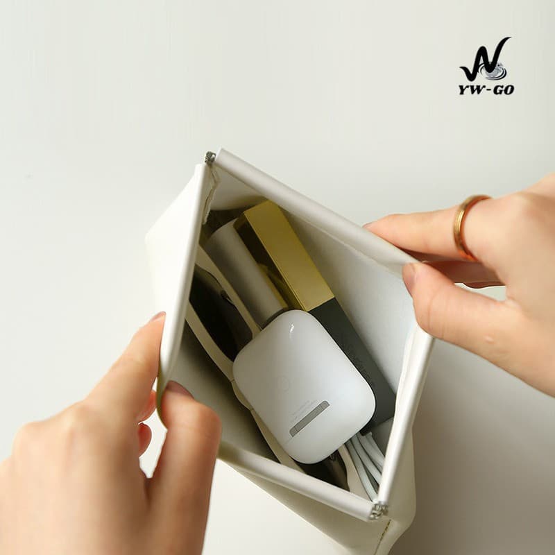 2สเปค PUกระเป๋าสตางค์ หนัง เก็บหูฟัง กระเป๋าเครื่องสำอาง 4สี (พร้อมส่งค่ะ) G2754 - 1