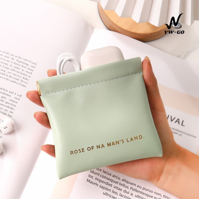 2สเปค PUกระเป๋าสตางค์ หนัง เก็บหูฟัง กระเป๋าเครื่องสำอาง 4สี (พร้อมส่งค่ะ) G2754 - 3