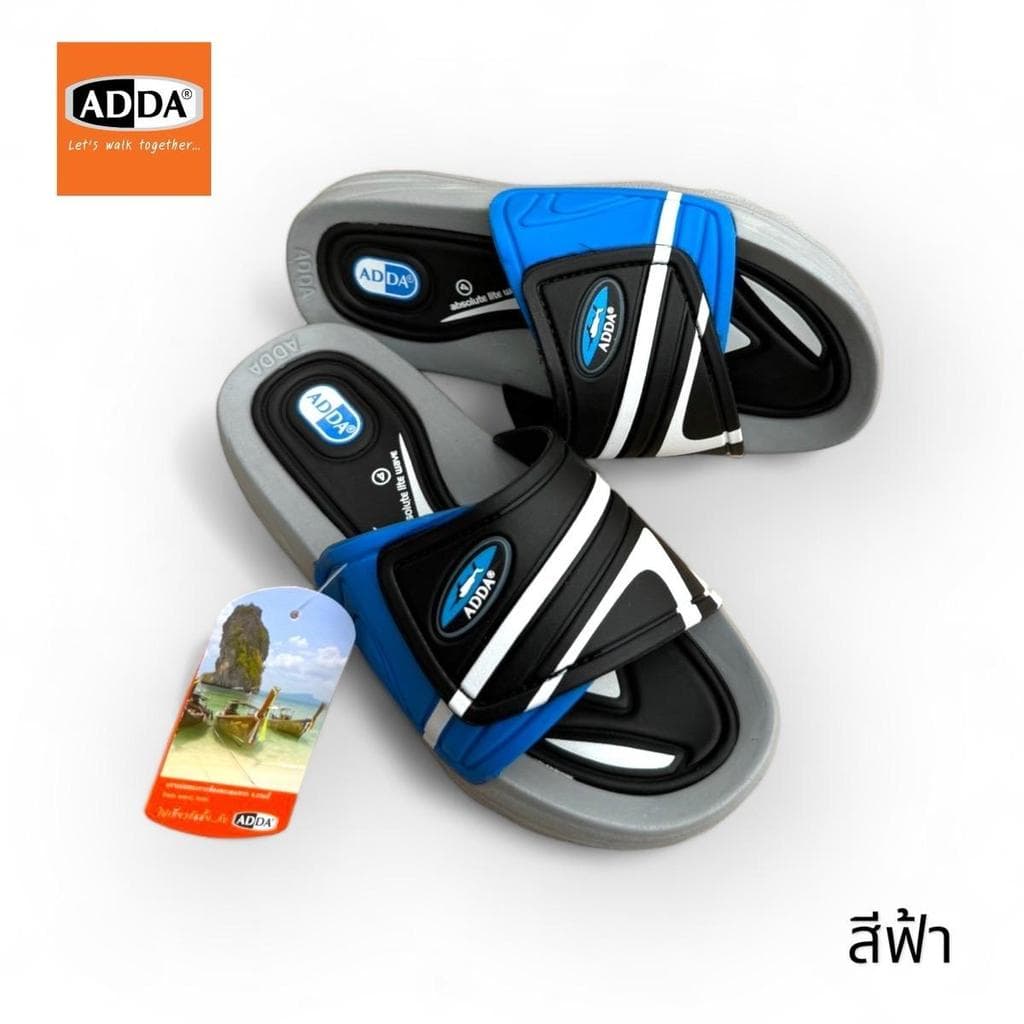 รองเท้าแตะ ADDA 3R26น้ำหนักเบา ใส่สบายทำความสะอาดง่าย แห้งไว สายปรับได้ มีไซส์เด็ก-ผู้ใหญ่ รุ่นขายดี - 1