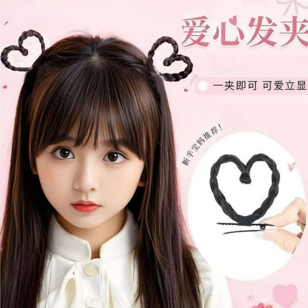 วิกผมสำหรับทารก พร้อมคลิปยึดแบบสามมิติ ออกแบบมาให้น่ารักและสวมใส่ง่าย ใหม่ล่าสุดปี 2025 - 6