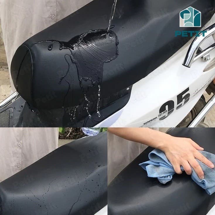 【1แถม1】ปลอก/ผ้าคุมเบาะมอเตอร์ไซค์ กันน้ำ กันฝุ่น ไม่ต้องวัด เหมาะสำหรับรถทุกรุ่น ติดตั้งง่าย - 6