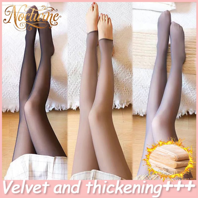 🚀 ส่งภายใน24ชม. ✨ ถุงน่องสำลีบุขน 140g 🧦 เอวสูงเก็บหน้าท้อง ไม่ขาดง่าย แฟชั่นปัจจุบัน