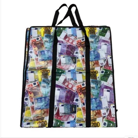 ถุงกระสอบป่านกันน้ำ มีซิปและหูหิ้ว ใช้โดยพ่อค้าแม่ค้าในตลาดซานเผิง (มีหลายแบบให้เลือก) - 6