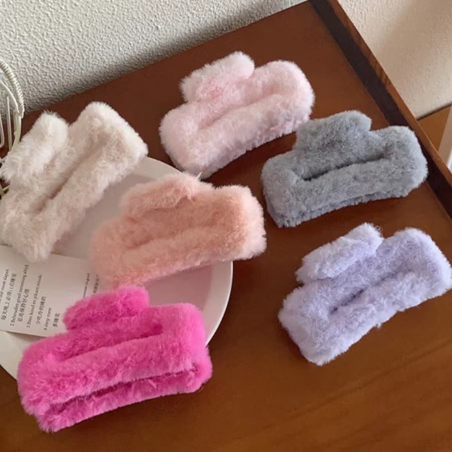 กิ๊บติดผม ทรงสี่เหลี่ยมผืนผ้า ขนาดใหญ่ สําหรับผู้หญิง 2025 - 4