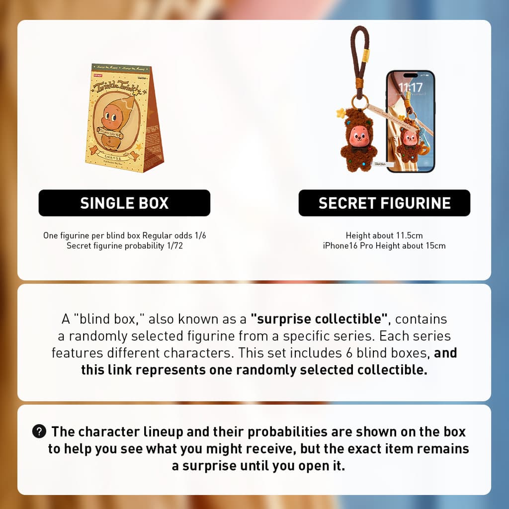POP MART Twinkle Twinkle Savor the Moment Series- Fresh-baked Mini Cookies Plush Pendant Blind Box - 2