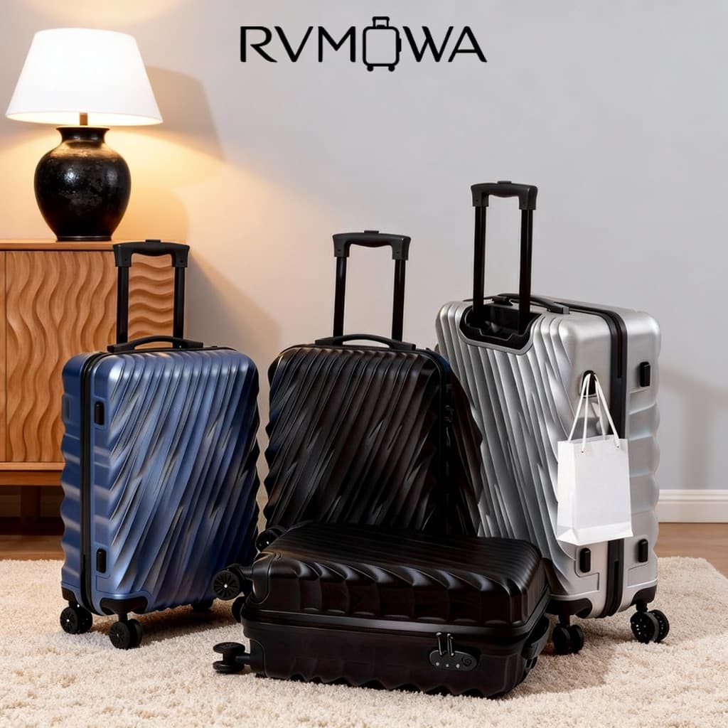 RVMOWA✨ กระเป๋าเดินทางมีสไตล์ การขึ้นเครื่อง กระเป๋าเดินทาง 20 นิ้ว  24 นิ้ว ความจุขนาดใหญ่ ความจุขนาดใหญ่