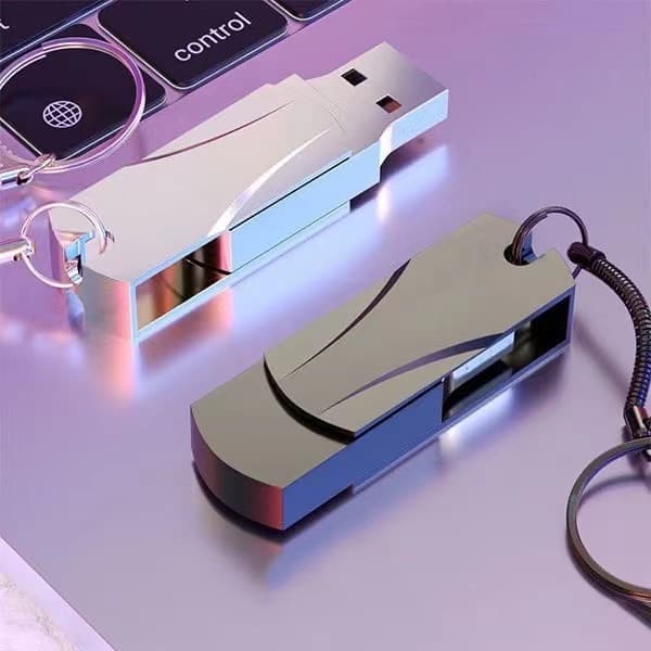 USB แฟลชไดรฟ์ 1TB 128GB 64GB 32GB 16GB 8GB 4GB 2GB 1GB โลหะ Pendrive Memory Stick U Disk 2.0