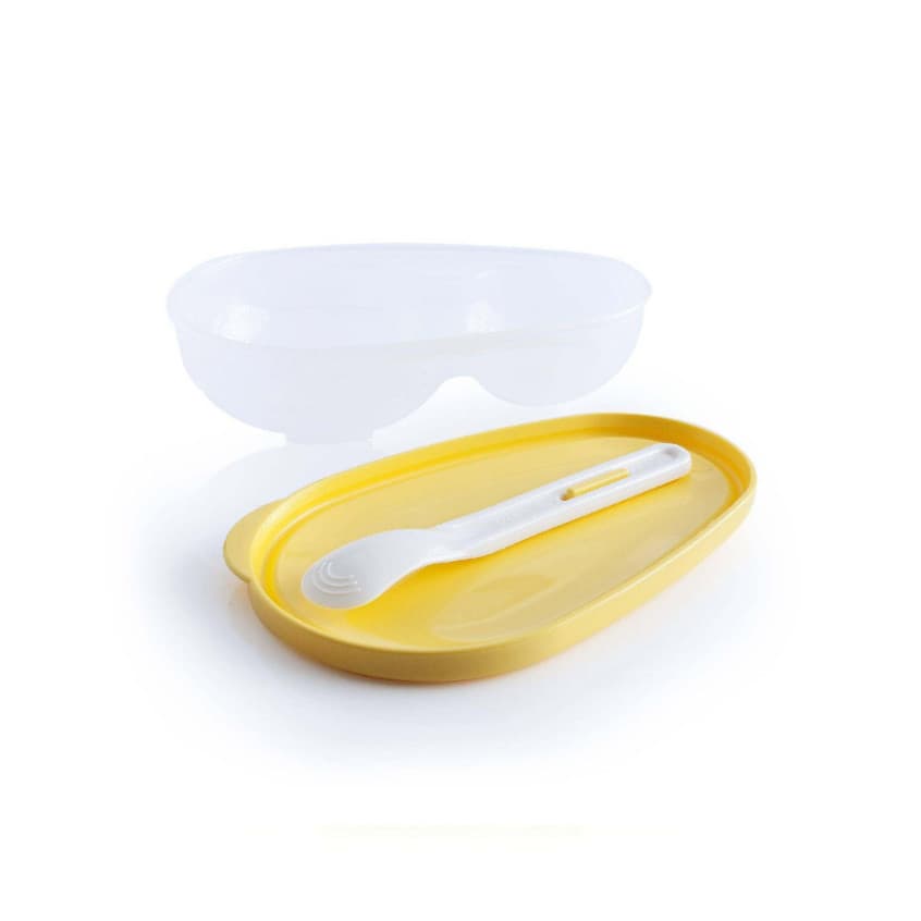 Pigeon พีเจ้น ชามบดอาหาร พร้อมช้อน PP - 1