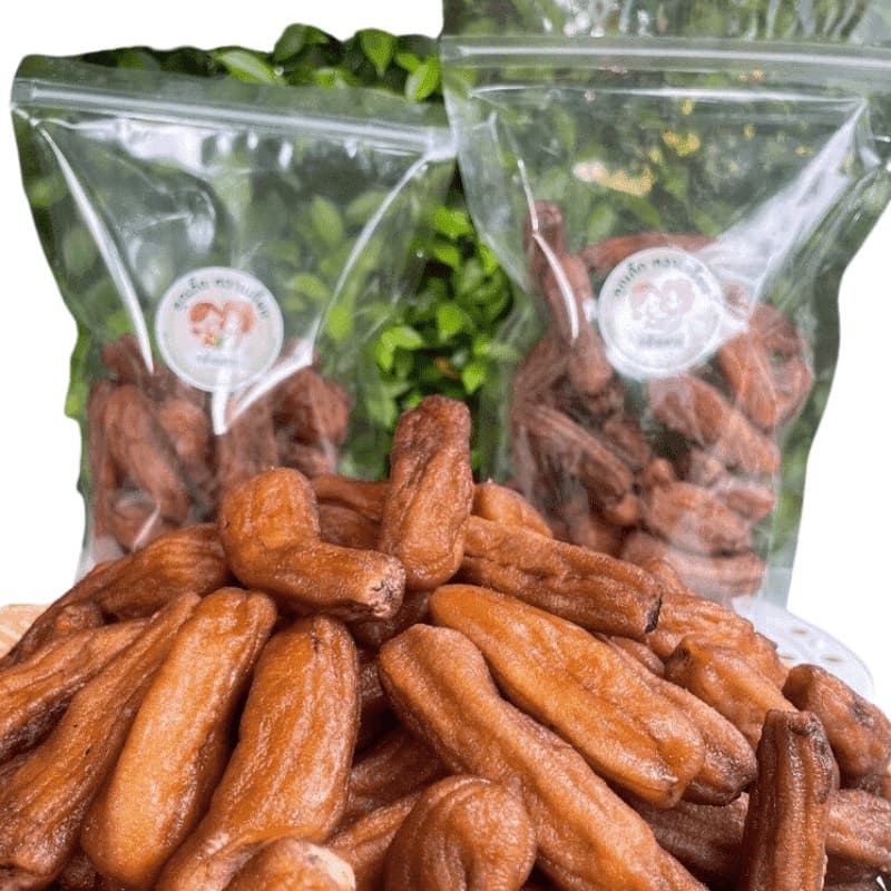 (ส่งใน 4 ชั่วโมง) กล้วยตากธรรมชาติ 1 กิโล แบบกลมและแบน บางกระทุ่ม พิษณุโลก ค่าส่งถูก - 6