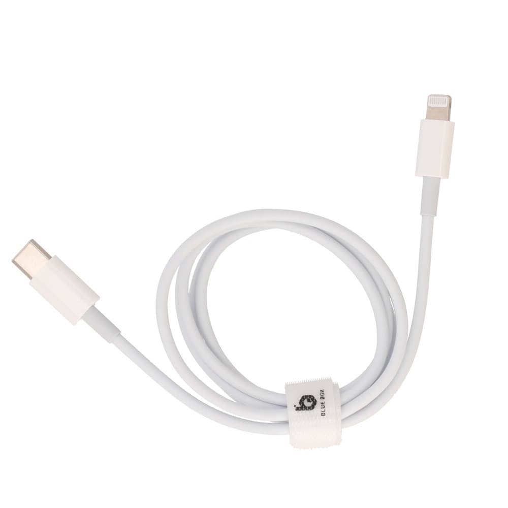 [โปรโมชั่นราคาพิเศษ] สายชาร์จ Blue Box USB-C to Lightning Cable 27W BB-C06 White by Banana IT - 1
