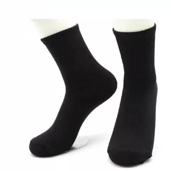 ถุงเท้าทำงาน สีดำ ผู้ชาย ฟรีไซส์ (1แพ็ค 12คู่) - 1